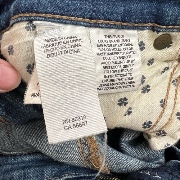 Lucky Brand Distressed Ava Skinny Jeans size 28 - Picture 10 of 10